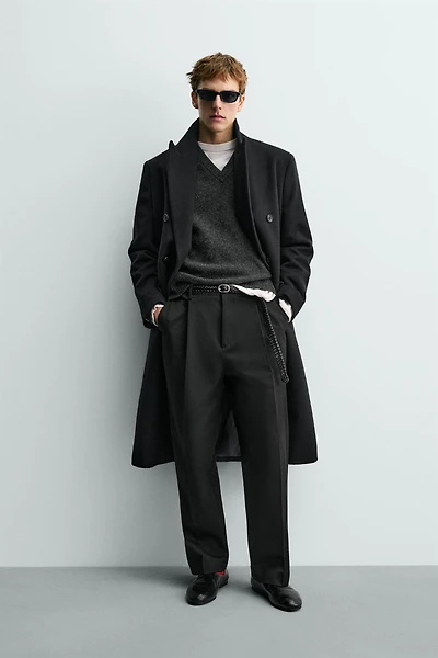RELAXED FIT PLEATED PANTS AARON LEVINE X ZARA