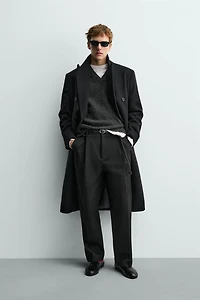 RELAXED FIT PLEATED PANTS AARON LEVINE X ZARA