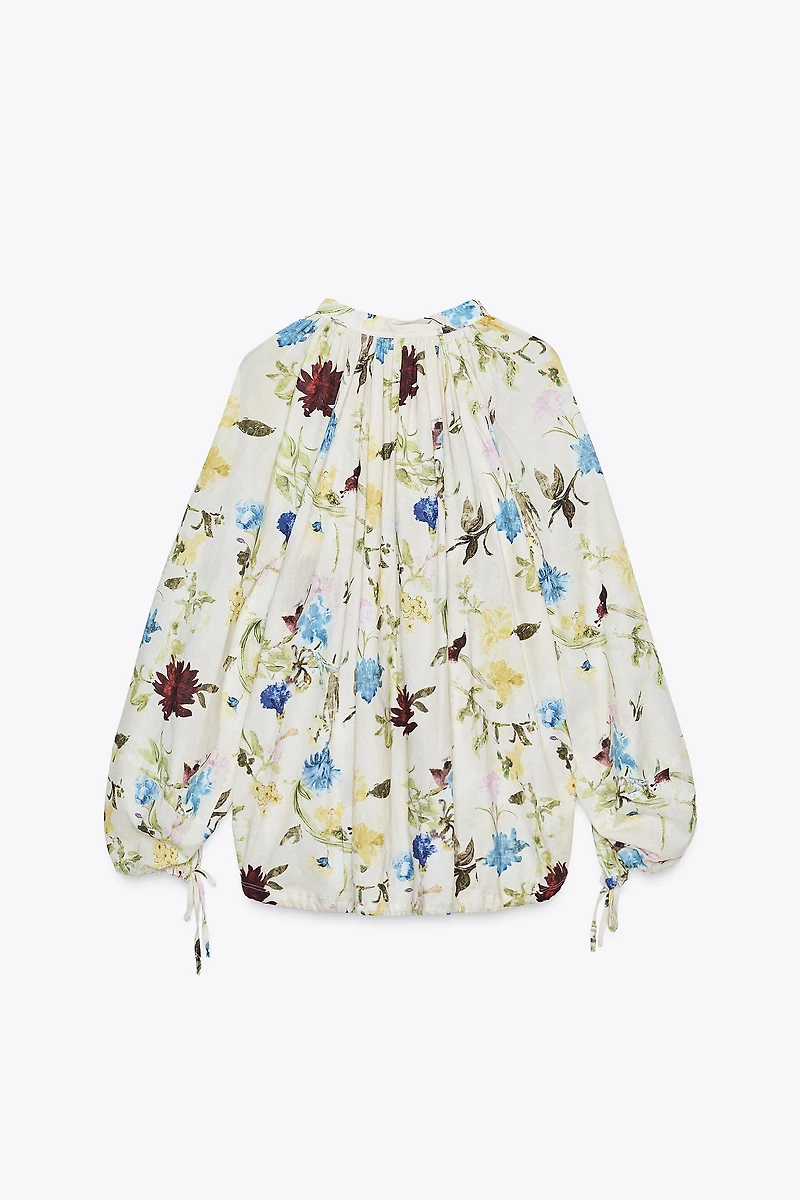 ZW COLLECTION FLORAL PRINT SHIRT