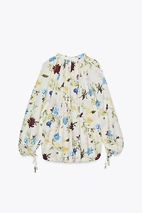 ZW COLLECTION FLORAL PRINT SHIRT