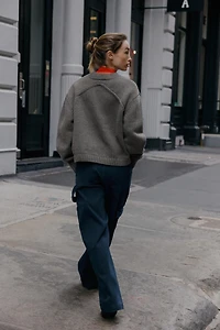 KNIT JUMPER WITH BACK DETAIL