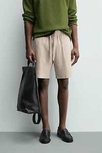 SHORT RELAXED FIT VISCOSE - LIN