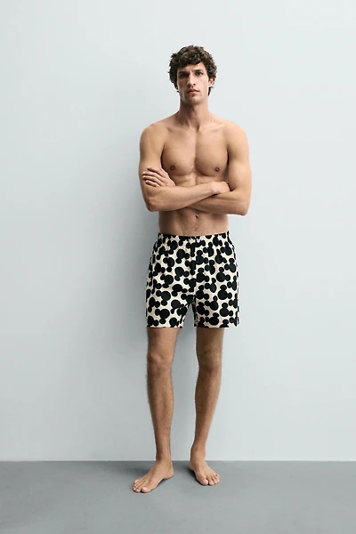 MICKEY MOUSE SILHOUETTE BOXER SHORTS HARRY LAMBERT FOR ZARA X DISNEY