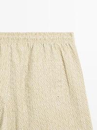 Printed swimming trunks