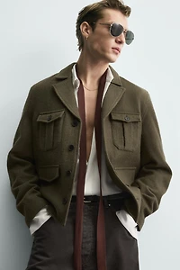 100% WOOL POCKET JACKET LIMITED EDITION