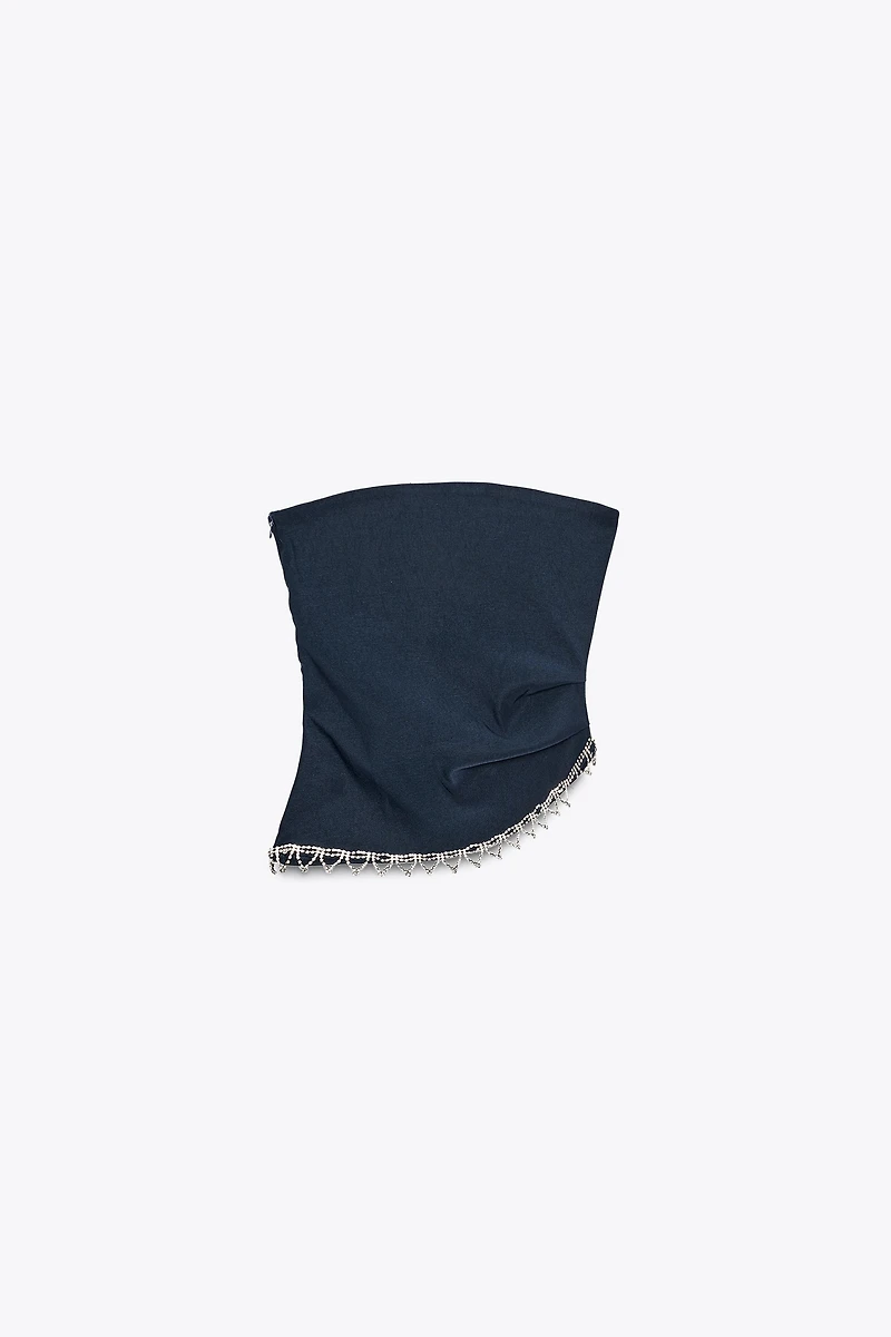 JEWEL STRAPLESS TOP