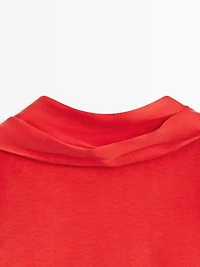 Flowing top with cape detail - STUDIO