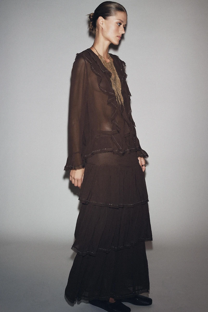 JUPE VOLANTS FANTAISIE ZW COLLECTION