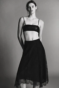 LACE MIDI SKIRT ZW COLLECTION