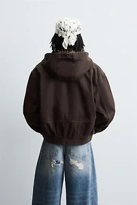 HOODED PUFFER JACKET