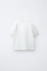 CROCHET HEART POCKET T-SHIRT