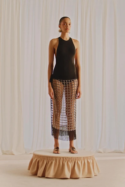 MARISA BERENSON X ZARA HALTER BODYSUIT