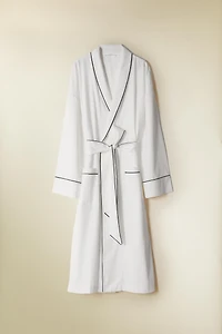 ROBE DE CHAMBRE JACQUARD RAYURES