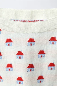 HOUSE JACQUARD KNIT PANTS