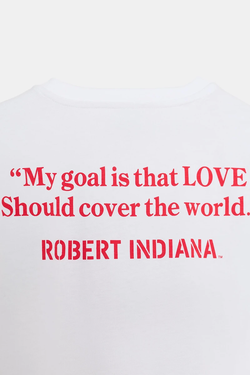 CONTRAST TEXT T-SHIRT