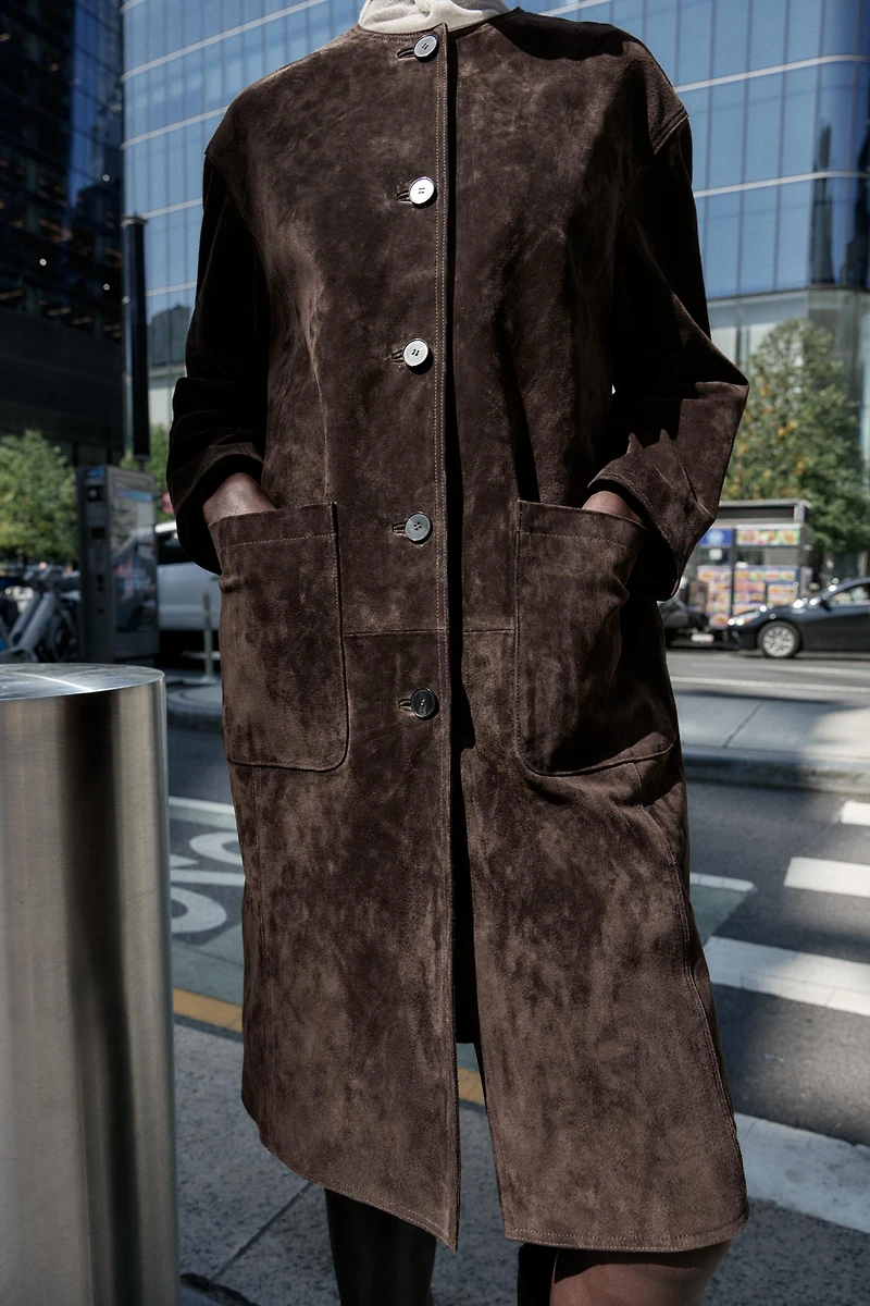 100% LEATHER COAT