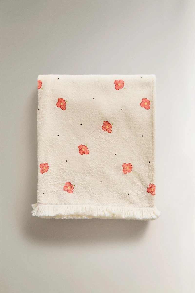 FLORAL BEACH TOWEL