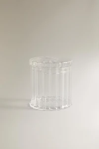BOROSILICATE BATHROOM ORGANIZER JAR