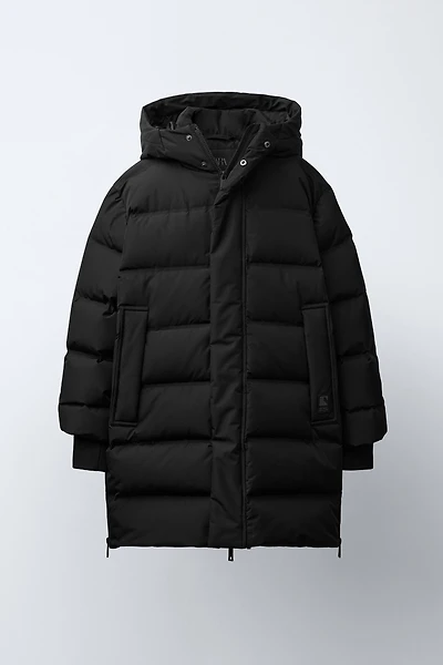 LONG WATER-REPELLENT DOWN PUFFER COAT