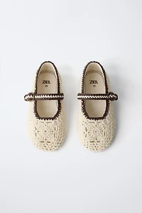 CROCHET BALLET FLATS