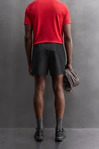 COLOR BLOCK RUNNING SHORTS