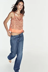 SEQUIN CROP TOP