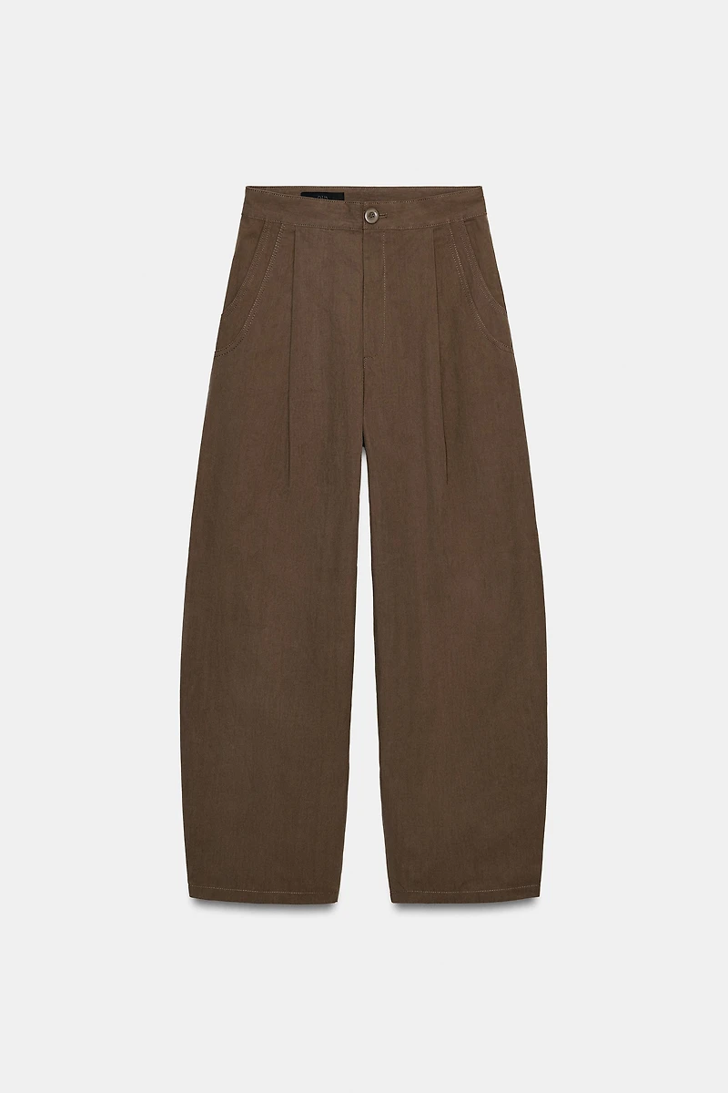 PLEATED BALLOON PANTS