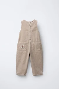 SALOPETTE LONGUE EN VELOURS CÔTELÉ