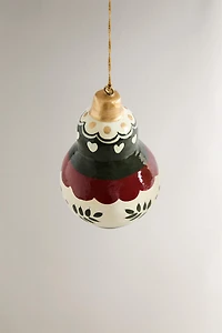 PAPIER-MÂCHÉ DROPLET CHRISTMAS TREE ORNAMENT