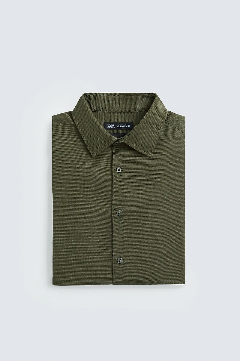 EASY CARE TEXTURED SHIRT