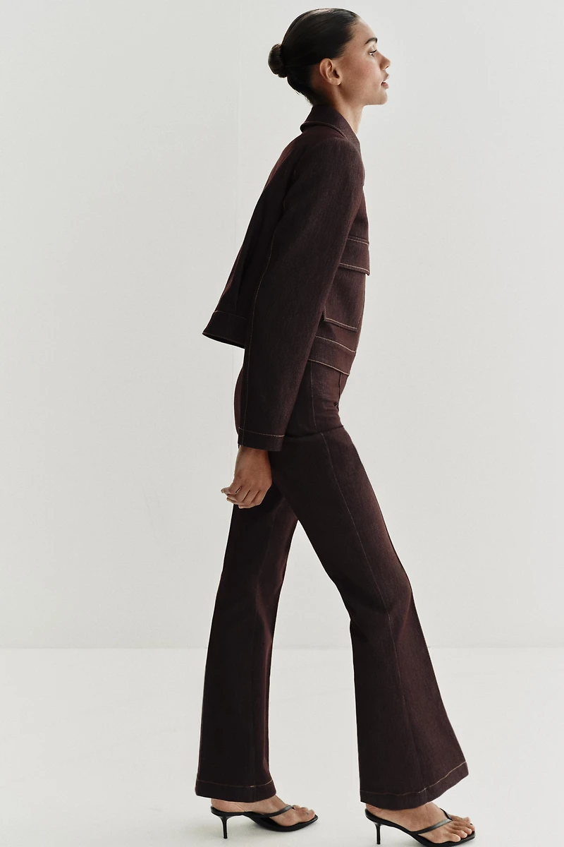 SHORT JACKET WITH FLAP POCKETS