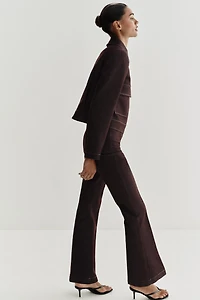 SHORT JACKET WITH FLAP POCKETS