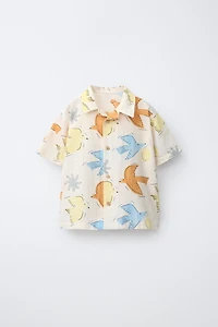 CHEMISE À IMPRIMÉ OISEAUX