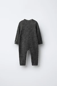 WOOL BLEND LONG JUMPSUIT