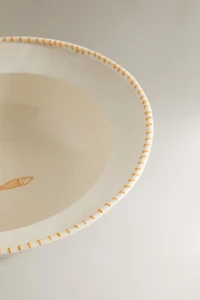 FISH EARTHENWARE SALAD BOWL