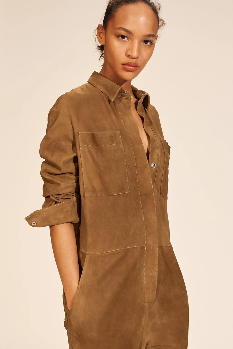 LIMITED EDITION SUEDE JUMPSUIT
