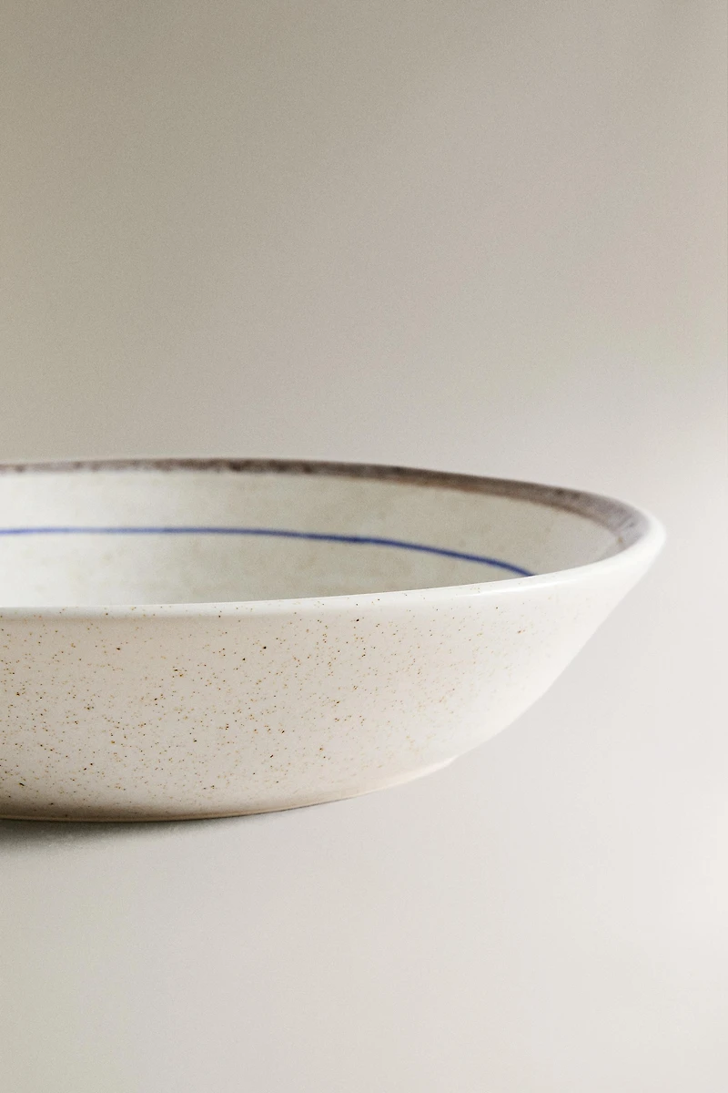 STONEWARE FISH SOUP PLATE