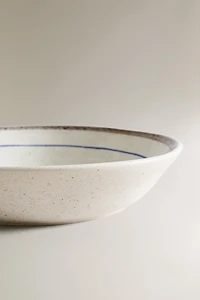 STONEWARE FISH SOUP PLATE