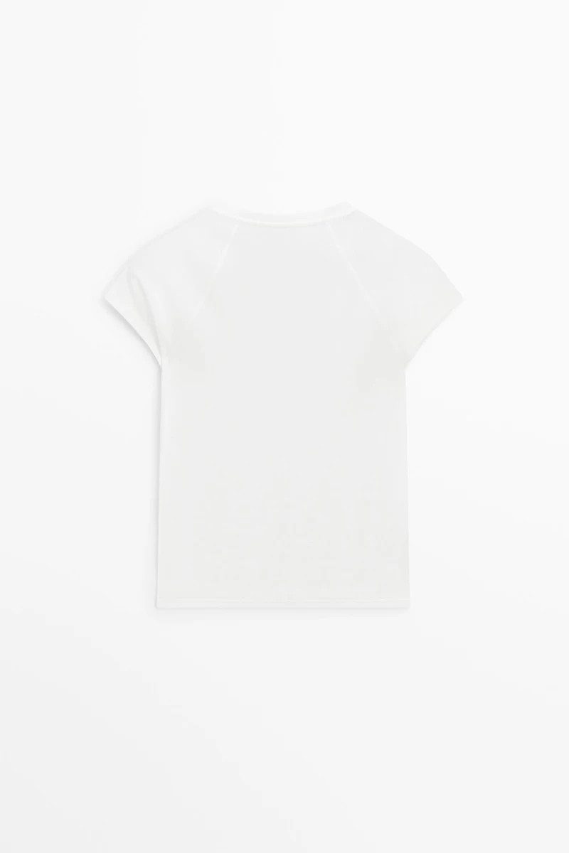 100% mercerised cotton T-shirt