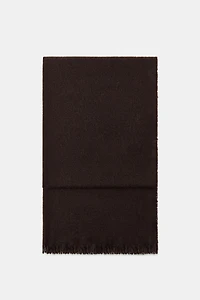 FOULARD UNI AVEC LAINE