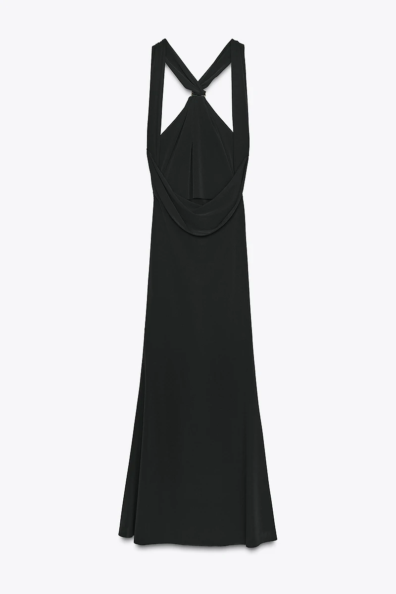 FITTED WRAP DRESS