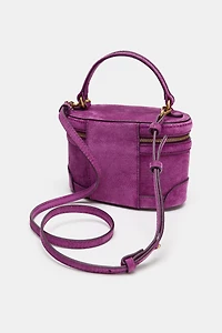 LEATHER VANITY BAG
