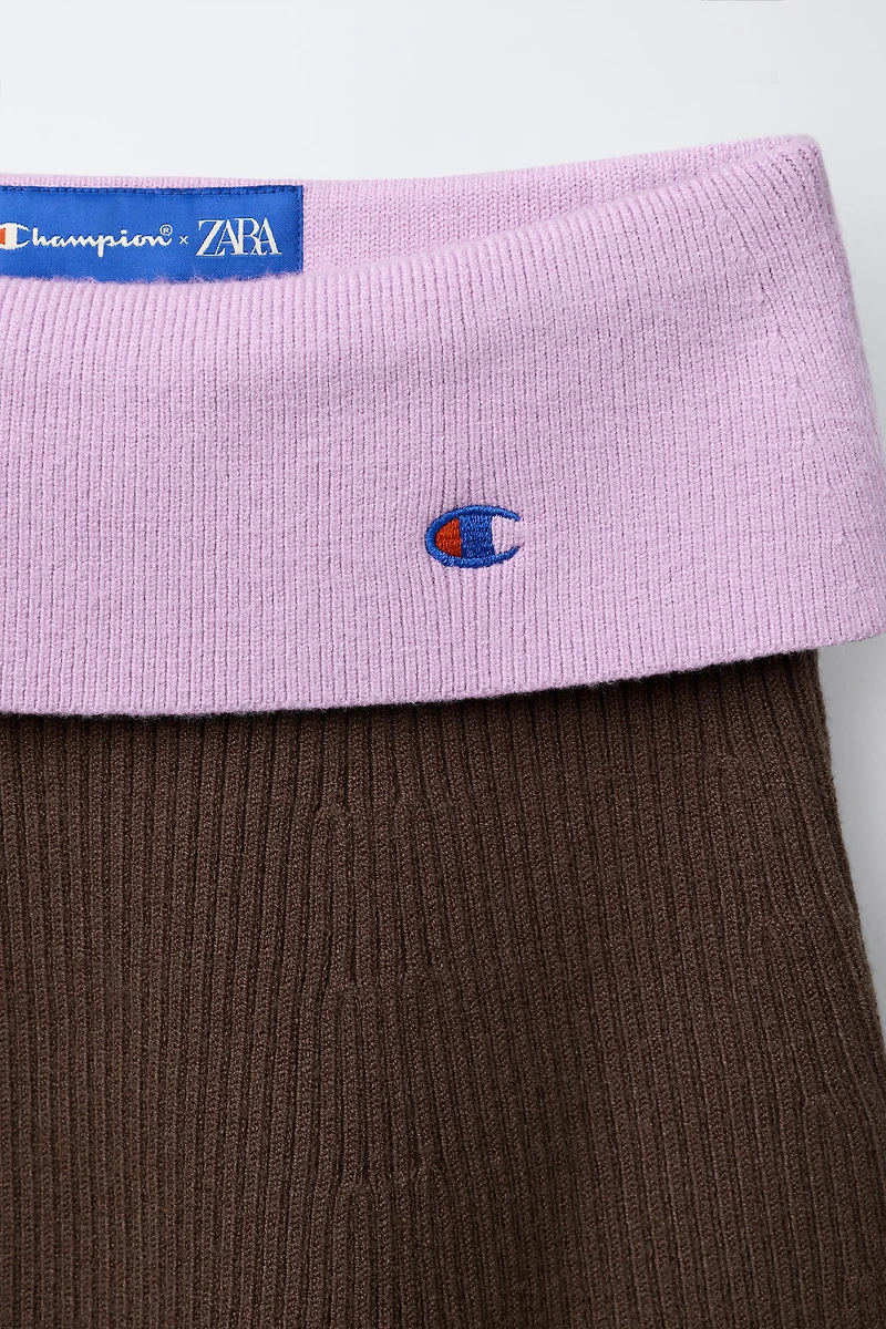 JUPE EN MAILLE CHAMPION ® X ZARA
