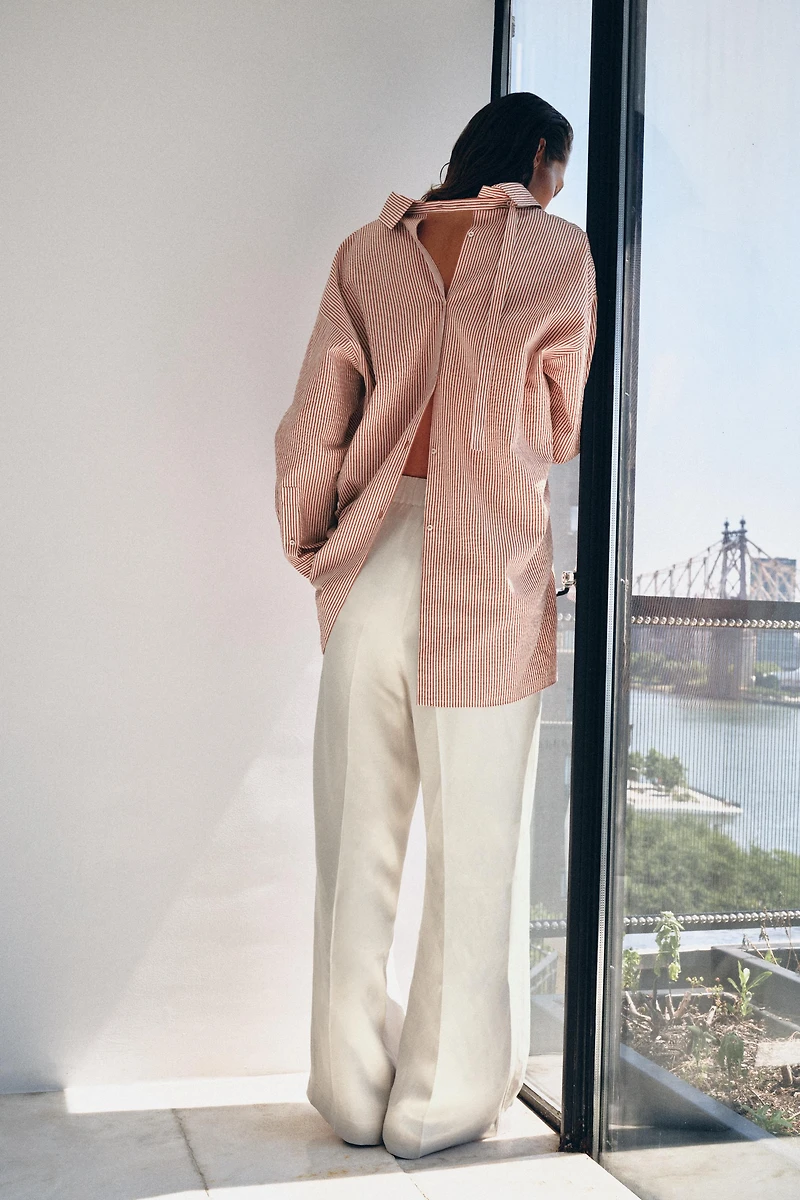 BACK BUTTON SHIRT ZW COLLECTION