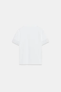 TRIMMED SHORT SLEEVE T-SHIRT
