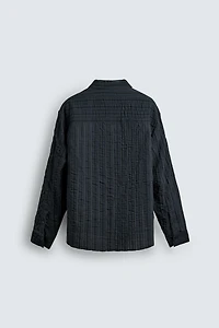 CHEMISE EN JACQUARD À RAYURES