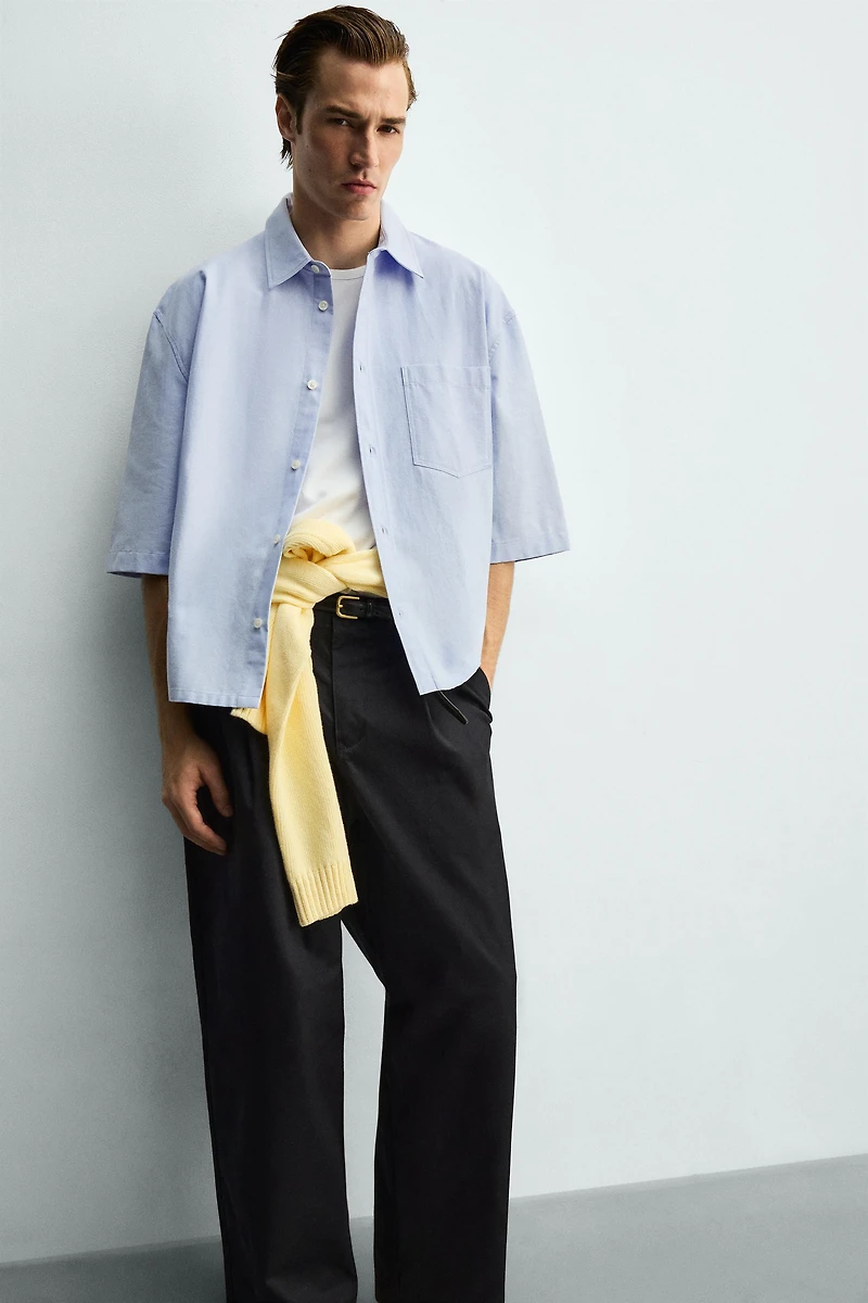 BOXY FIT SHIRT WITH POCKET