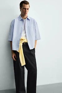 BOXY FIT SHIRT WITH POCKET