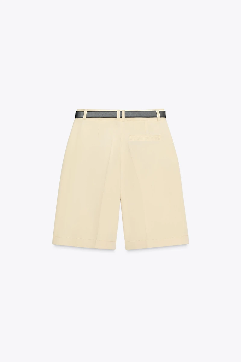 SHORT PINCE CEINTURE
