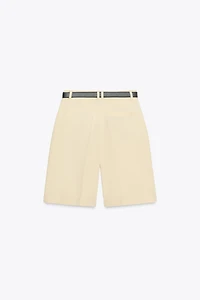 SHORT PINCE CEINTURE